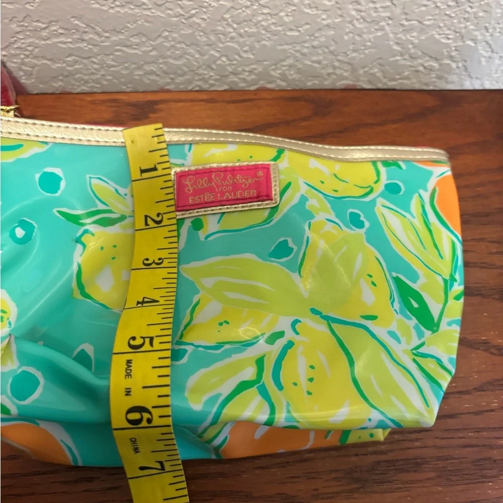 Lilly Pulitzer-Estee‎ Lauder Colorful Floral Cosmetic Bag